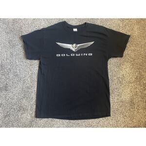 Gildan Honda Goldwing Short Sleeve Logo T-shirt Men's size Large